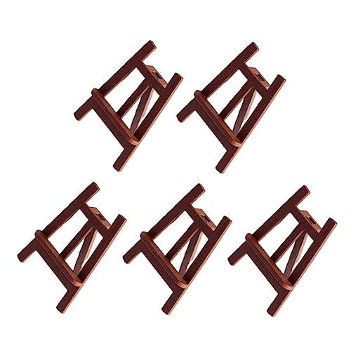 AKOOSY 5 Stk. Teiliges Mini Staffelei Modell aus Holz Miniatur Dekoration für Puppenhäuser Leichtes Micro Landscaping Zubehör Miniatur Blackboard für Kreative Szenen und AKOOSY 5 Stk. Teiliges Mini Staffelei Modell aus Holz Miniatur Dekoration für Puppenhäuser Leichtes Micro Landscaping Zubehör Miniatur Blackboard für Kreative Szenen und von AKOOSY