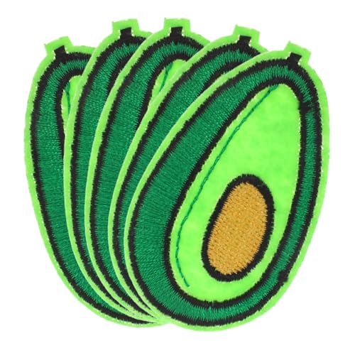 AKOOSY 5 Stück Bestickte Avocado Bügelflicken aus Stoff Süße Aufnäher für Jeans Jacken Rucksäcke Caps Langlebige DIY Applikationen Vielseitige Modeakzente AKOOSY 5 Stück Bestickte Avocado Bügelflicken aus Stoff Süße Aufnäher für Jeans Jacken Rucksäcke Caps Langlebige DIY Applikationen Vielseitige Modeakzente von AKOOSY