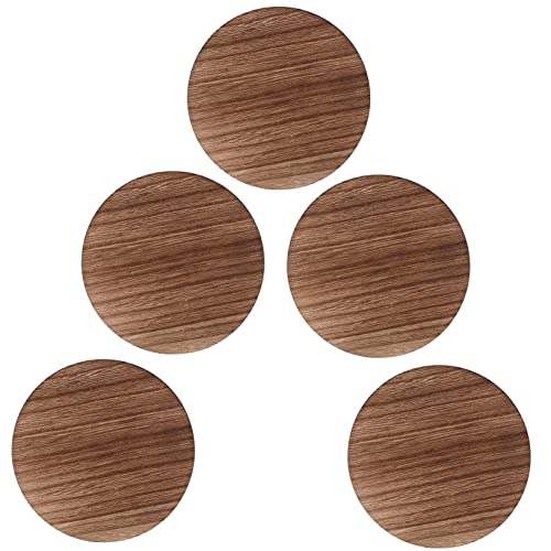 AKOOSY 5 Stück Runde Holzscheiben Unbehandelt für Bastelarbeiten DIY Holzscheiben für Kreative Projekte für Malen Schreiben und Dekoration Hochwertige Naturmaterialien von AKOOSY