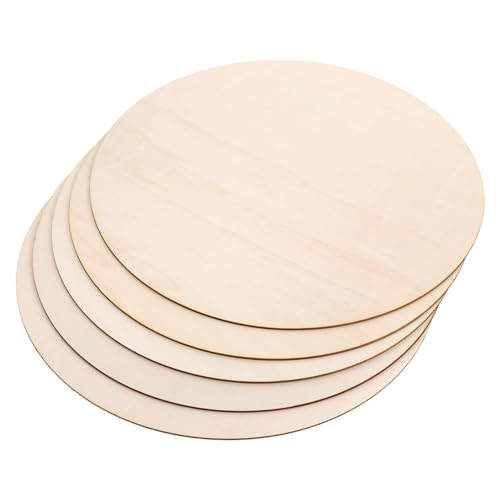 AKOOSY 5 Stück Teiliges Runde Holzrohlinge zum Basteln Naturbelassene Blanko Holzscheiben Leicht und Langlebig für DIY Türschilder Party Hochzeitsdekorationen Bemalbar mit Kindern AKOOSY 5 Stück Teiliges Runde Holzrohlinge zum Basteln Naturbelassene Blanko Holzscheiben Leicht und Langlebig für DIY Türschilder Party Hochzeitsdekorationen Bemalbar mit Kindern von AKOOSY