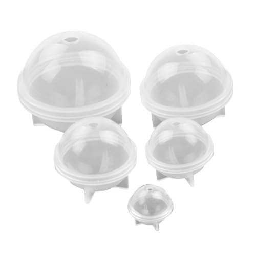 AKOOSY 5 Stück Teiliges Runde Silikonform Halbkugel DIY Schmuck Gießform Lebensmittelecht Flexibel Antihaftend für Epoxidharz Seife Kerzen Backformen AKOOSY 5 Stück Teiliges Runde Silikonform Halbkugel DIY Schmuck Gießform Lebensmittelecht Flexibel Antihaftend für Epoxidharz Seife Kerzen Backformen von AKOOSY