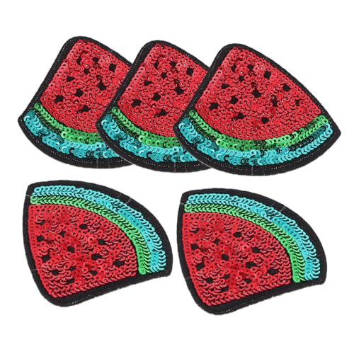 AKOOSY 5 Stück Wassermelonen Bügelaufnäher Bestickte Stoffapplikationen für Kleidung Rucksäcke Jacken Jeans Niedliche Obst Patches zum Aufbügeln und Aufnähen AKOOSY 5 Stück Wassermelonen Bügelaufnäher Bestickte Stoffapplikationen für Kleidung Rucksäcke Jacken Jeans Niedliche Obst Patches zum Aufbügeln und Aufnähen von AKOOSY