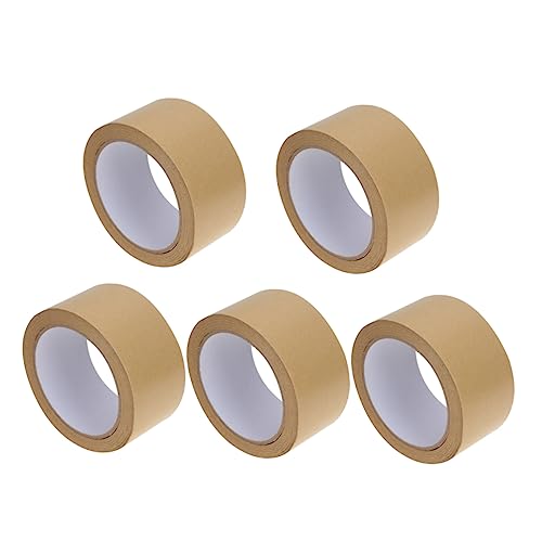 AKOOSY 5 Stück papierklebeband selber machen hochleistungsklebeband Kraftpapier-Klebeband Stift-Klebeband Bastelklebeband dekorativ Pflicht Dekorationspapierband Geschenkverpackungsband von AKOOSY
