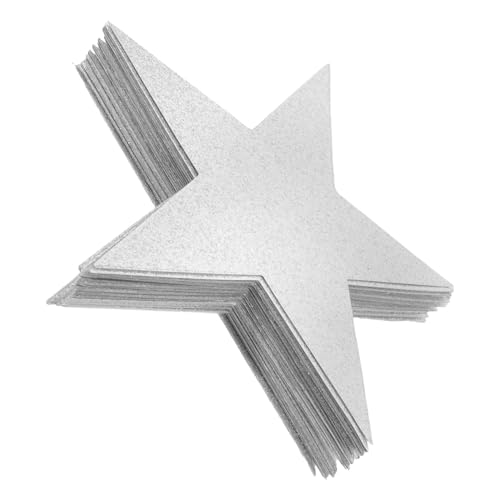 AKOOSY 50 Blatt Silberne Glitzerstern Papierausschnitte Wanddekorationen Bastelarbeiten Klassenzimmer Party Zimmer Verschönerung Robust und Vielseitig AKOOSY 50 Blatt Silberne Glitzerstern Papierausschnitte Wanddekorationen Bastelarbeiten Klassenzimmer Party Zimmer Verschönerung Robust und Vielseitig von AKOOSY