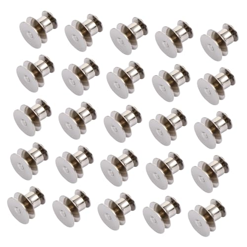AKOOSY 50 Sätze Clutch Tie Tacks mit Kupferbasis Flache Anstecknadeln für DIY Bastelprojekte Rostfrei und für Persönliche Abzeichen und Namensschilder von AKOOSY