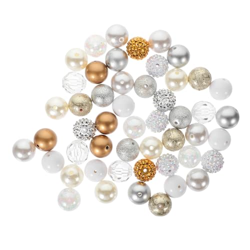 AKOOSY 50 Stück Bunte DIY Acrylperlen mit Mini Spacer Perlen für Armband und Halskette Leichte Bastelperlen zum Auffädeln und Kreativen Schmuckherstellung AKOOSY 50 Stück Bunte DIY Acrylperlen mit Mini Spacer Perlen für Armband und Halskette Leichte Bastelperlen zum Auffädeln und Kreativen Schmuckherstellung von AKOOSY