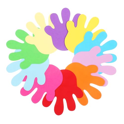 AKOOSY 50 Stück Bunte Papierausschnitte Teiliges für Kreative Kindergarten und Klassenzimmerdekoration DIY Projekte Farbenfroh und Vielseitig Einsetzbar von AKOOSY
