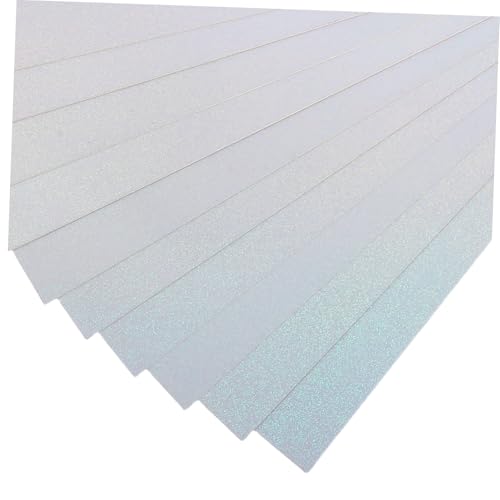 AKOOSY 50 Stück Geschenkpapier Spiegel Scrapbook Dekor Grußkartenpapier Karton Für Partyeinladungen Holografisches Reflektierendes Papier Gestanztes Papier Karton von AKOOSY