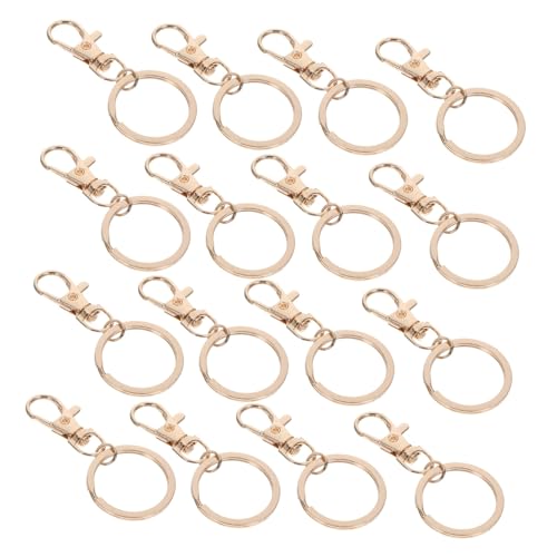 AKOOSY 50 Stück Karabinerhaken Schlüsselanhänger aus Langlebiger Zinklegierung Handpoliert und Verschleißfest für DIY Schmuck Schlüsselringe und Bastelprojekte Goldfarbene AKOOSY 50 Stück Karabinerhaken Schlüsselanhänger aus Langlebiger Zinklegierung Handpoliert und Verschleißfest für DIY Schmuck Schlüsselringe und Bastelprojekte Goldfarbene von AKOOSY