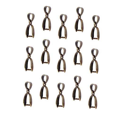 AKOOSY 50 Stück Kupfer Anhänger Verbindungselemente Pinch Clip Bails DIY Zubehör für Perlen Schmuckherstellung Bronze für Armbänder und Mehr AKOOSY 50 Stück Kupfer Anhänger Verbindungselemente Pinch Clip Bails DIY Zubehör für Perlen Schmuckherstellung Bronze für Armbänder und Mehr von AKOOSY