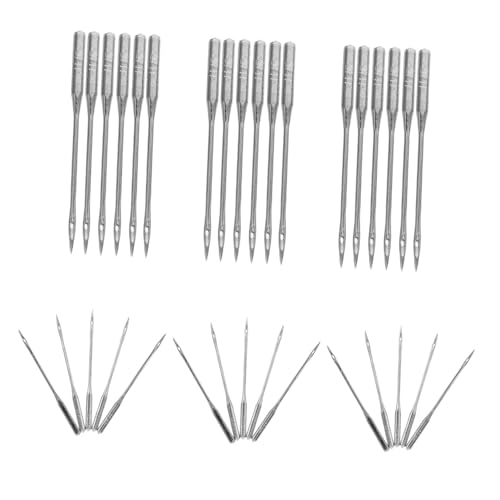 AKOOSY 50 Stück Nähmaschinennadeln Silber mit Regular Point für Präzises Sticken Strapazierfähig und Vielseitig für Heim und Diy Nähprojekte Geeignet AKOOSY 50 Stück Nähmaschinennadeln Silber mit Regular Point für Präzises Sticken Strapazierfähig und Vielseitig für Heim und Diy Nähprojekte Geeignet von AKOOSY