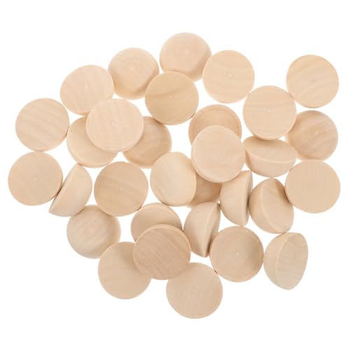 AKOOSY 50 Stück Naturholz Halbkugeln DIY Holzperlen Halbkreis Holz Halbperlen zum Basteln Dekorieren Schmuckherstellung Holzhalbkugeln für Heimwerker und Wohnaccessoires AKOOSY 50 Stück Naturholz Halbkugeln DIY Holzperlen Halbkreis Holz Halbperlen zum Basteln Dekorieren Schmuckherstellung Holzhalbkugeln für Heimwerker und Wohnaccessoires von AKOOSY