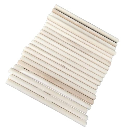 AKOOSY 50 Stück Runde Holzstäbe Langebige DIY Holzstäbe zum Basteln Modellbau und Handwerksprojekte Glatte Oberfläche für Vielfältige Kreative Anwendungen AKOOSY 50 Stück Runde Holzstäbe Langebige DIY Holzstäbe zum Basteln Modellbau und Handwerksprojekte Glatte Oberfläche für Vielfältige Kreative Anwendungen von AKOOSY