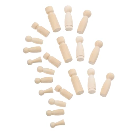 AKOOSY 50 Stück Teiliges DIY Holzfiguren zum Bemalen Unvollendete Holzpuppen aus Glattem Robustem Holz als Malzubehör Bastelspielzeug und Dekorative Desktop ornamente AKOOSY 50 Stück Teiliges DIY Holzfiguren zum Bemalen Unvollendete Holzpuppen aus Glattem Robustem Holz als Malzubehör Bastelspielzeug und Dekorative Desktop ornamente von AKOOSY