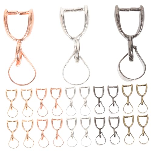 AKOOSY 50 Stück Teiliges Pinch Clasp Anhänger Verschlüsse für Schmuck DIY Langlebige Vielseitige Verbindungsclips für Halsketten Armbänder Schlüsselanhänger in Fünf Farben von AKOOSY