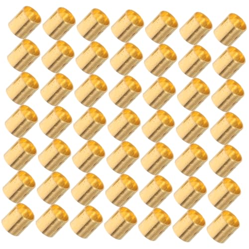 AKOOSY 500 Stück Quetschperlen aus Kupfer Goldfarben Crimp Tubes Schmuckverbinder Schmuckfixierung für DIY Armbänder Halsketten Ohrringe Zubehör AKOOSY 500 Stück Quetschperlen aus Kupfer Goldfarben Crimp Tubes Schmuckverbinder Schmuckfixierung für DIY Armbänder Halsketten Ohrringe Zubehör von AKOOSY