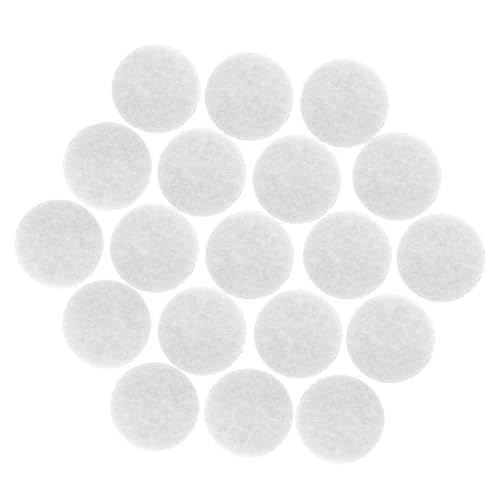 AKOOSY 500 Stück Selbstklebende Filzaufkleber Weiß Runde Punkte Dekorative Filzpatches für DIY Kleidung Bastelset Kleidung Verzierung Handarbeit Zubehör von AKOOSY