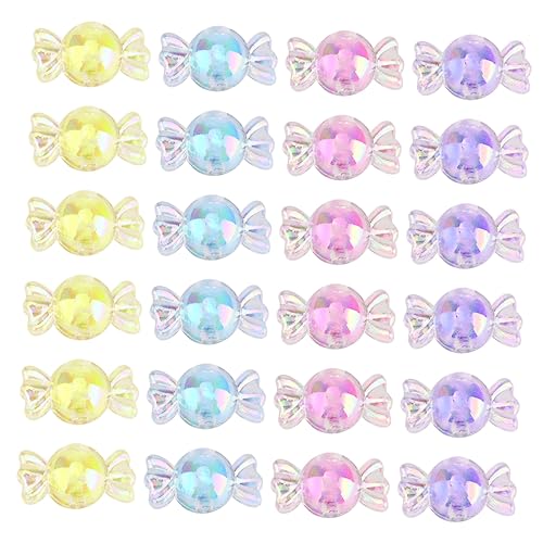 AKOOSY 500G DIY Armband Zubehör Sternform Perlen für Halskette und Armbandgestaltung ca Schmuckherstellung mit Charmanten Acrylperlen von AKOOSY