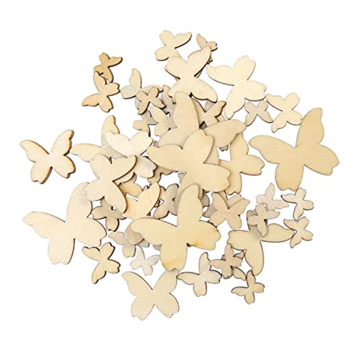 AKOOSY 50Stücke Holz Ausschnitte für DIY Projekte Natürliche Holzverzierungen Verschiedenen Basteln Dekorieren und AKOOSY 50Stücke Holz Ausschnitte für DIY Projekte Natürliche Holzverzierungen Verschiedenen Basteln Dekorieren und von AKOOSY