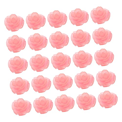 AKOOSY 50Stücke Rosa Geschnitzte Rosenperlen DIY Schmuck Spacer Perlen für Armbänder und Bastelprojekte Handwerksperlen für Individuelles Design AKOOSY 50Stücke Rosa Geschnitzte Rosenperlen DIY Schmuck Spacer Perlen für Armbänder und Bastelprojekte Handwerksperlen für Individuelles Design von AKOOSY