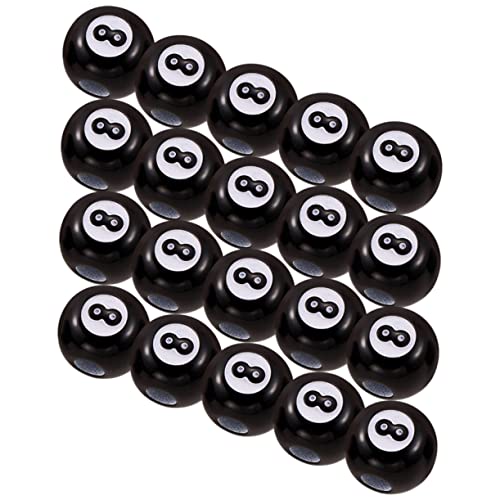 AKOOSY 50Stücke Schwarze Acryl Billardperlen Runde DIY Bastelperlen für Armbänder Glänzende Pool Kugeln Schmuckzubehör für Projekte und Geschenkideen AKOOSY 50Stücke Schwarze Acryl Billardperlen Runde DIY Bastelperlen für Armbänder Glänzende Pool Kugeln Schmuckzubehör für Projekte und Geschenkideen von AKOOSY