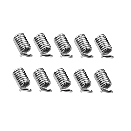 AKOOSY 5Packungen DIY Schmuckverbinder Pack Federschnallen für und Armbänder Dunkles Silber für Persönliche Bastelprojekte Schmutzabweisend und von AKOOSY