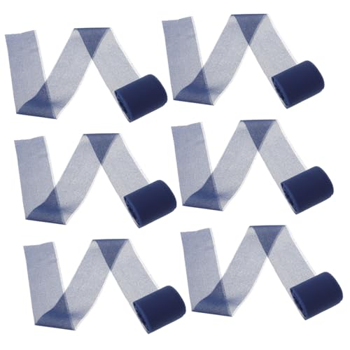 AKOOSY 6 Rollen Geschenkverpackungsband Brautpartyband DIY Bänder Geschenkverpackungsband Seidensatinband Hochzeitssatinband Bastelband Chiffon Blau AKOOSY 6 Rollen Geschenkverpackungsband Brautpartyband DIY Bänder Geschenkverpackungsband Seidensatinband Hochzeitssatinband Bastelband Chiffon Blau von AKOOSY