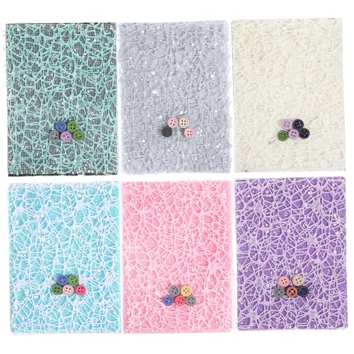 AKOOSY 6 Sätze Vintage Scrapbook Papier Strukturiert mit Spitze und Netzgewebe Flexibles Diy Bastelpapier für Planer Journal Memory Keeping Glatte Oberfläche Einfach Zuschneidbar und AKOOSY 6 Sätze Vintage Scrapbook Papier Strukturiert mit Spitze und Netzgewebe Flexibles Diy Bastelpapier für Planer Journal Memory Keeping Glatte Oberfläche Einfach Zuschneidbar und von AKOOSY