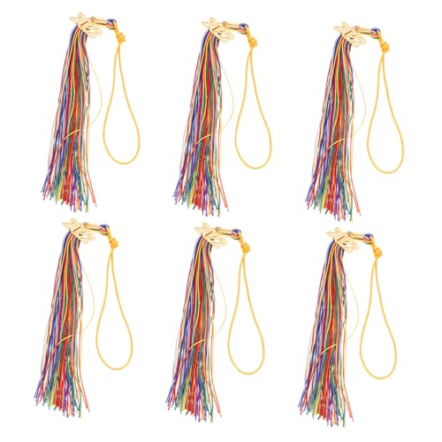 AKOOSY 6 Stück Teiliges Abschlussquasten für Doktorhut Polyester Abschlussdeko Langlebig und Leicht Passend für Akademischen Hüte für Abschlussfeier Fotorequisit und Erinnerungsstück AKOOSY 6 Stück Teiliges Abschlussquasten für Doktorhut Polyester Abschlussdeko Langlebig und Leicht Passend für Akademischen Hüte für Abschlussfeier Fotorequisit und Erinnerungsstück von AKOOSY
