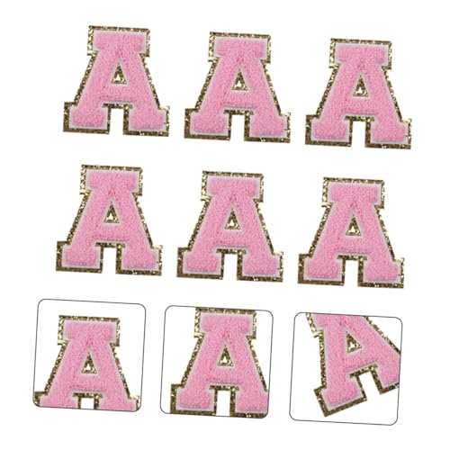 AKOOSY 6 Stück Teiliges Buchstaben Aufnäher zum Aufbügeln und Nähen Bestickte Stoffpatches zum Reparieren und Verzieren von Kleidung Taschen Hüten Schuhen und DIY Textildekoration AKOOSY 6 Stück Teiliges Buchstaben Aufnäher zum Aufbügeln und Nähen Bestickte Stoffpatches zum Reparieren und Verzieren von Kleidung Taschen Hüten Schuhen und DIY Textildekoration von AKOOSY