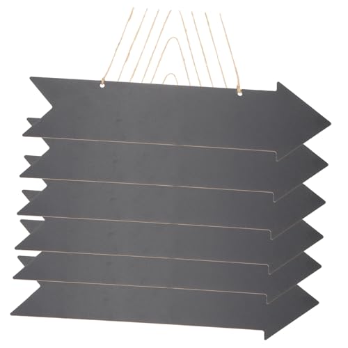 AKOOSY 6 Stück Teiliges Doppelseitiges Richtungsschild Kreidetafel Oberfläche Wiederbeschreibbar mit Aufhängevorrichtung Blanko Pfeilschild für DIY Dekoration Geeignet für Geschäft AKOOSY 6 Stück Teiliges Doppelseitiges Richtungsschild Kreidetafel Oberfläche Wiederbeschreibbar mit Aufhängevorrichtung Blanko Pfeilschild für DIY Dekoration Geeignet für Geschäft von AKOOSY