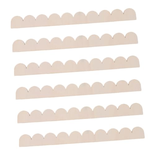 AKOOSY 6 Stück Teiliges Gewellte Holzleisten Unlackiert Diy Türrahmen Zierleisten für Wand und Schrankdekoration Holzleisten mit Scalloped zum Streichen und Gestalten AKOOSY 6 Stück Teiliges Gewellte Holzleisten Unlackiert Diy Türrahmen Zierleisten für Wand und Schrankdekoration Holzleisten mit Scalloped zum Streichen und Gestalten von AKOOSY