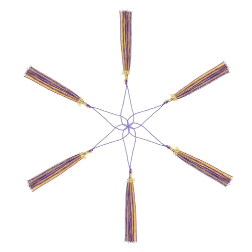 AKOOSY 6 Stück Teiliges Graduation Hat Quasten Zubehör für Abschlusskappen Einfach Anzubringen für Diy Kappen Farbenfrohe für Ihre Abschlussfeier AKOOSY 6 Stück Teiliges Graduation Hat Quasten Zubehör für Abschlusskappen Einfach Anzubringen für Diy Kappen Farbenfrohe für Ihre Abschlussfeier von AKOOSY