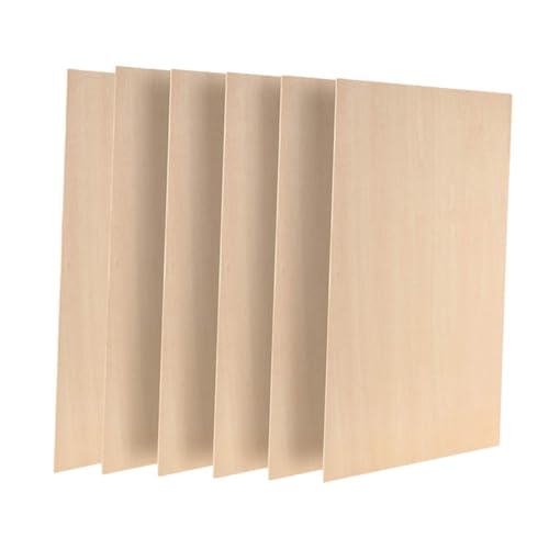 AKOOSY 6 Stück Teiliges Rechteckige Holzplatten Dünn Unbehandelte Holzscheiben DIY Bastelmaterial Holzstücke zum Bemalen und Gestalten für Erwachsene AKOOSY 6 Stück Teiliges Rechteckige Holzplatten Dünn Unbehandelte Holzscheiben DIY Bastelmaterial Holzstücke zum Bemalen und Gestalten für Erwachsene von AKOOSY