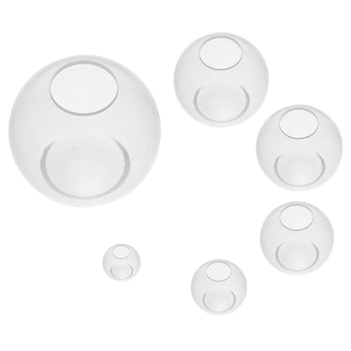 AKOOSY 6 Stück Teiliges Runde Silikonformen Flexible Langlebige DIY Gießform für Kristallkugeln Seifen und Handwerk Wiederverwendbar Leicht zu Reinigen Praktisch für Kreative Bastelideen AKOOSY 6 Stück Teiliges Runde Silikonformen Flexible Langlebige DIY Gießform für Kristallkugeln Seifen und Handwerk Wiederverwendbar Leicht zu Reinigen Praktisch für Kreative Bastelideen von AKOOSY