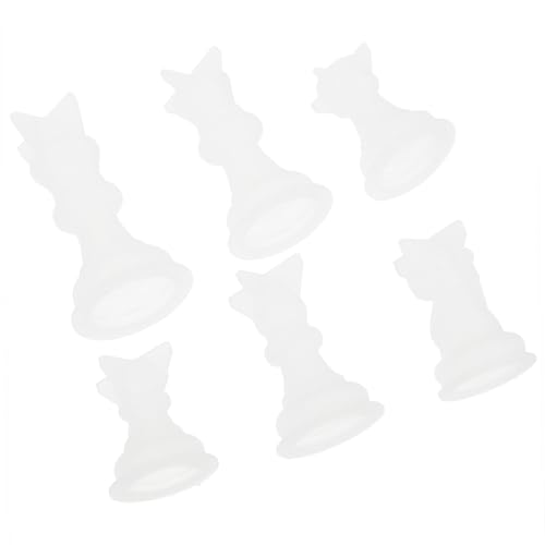 AKOOSY 6 Stück Teiliges Silikon Schachfiguren Formset Flexible Epoxidharz Moulds für DIY Kerzen Handgefertigte Seifen und Bastelprojekte Langlebig Leicht zu Reinigen für AKOOSY 6 Stück Teiliges Silikon Schachfiguren Formset Flexible Epoxidharz Moulds für DIY Kerzen Handgefertigte Seifen und Bastelprojekte Langlebig Leicht zu Reinigen für von AKOOSY