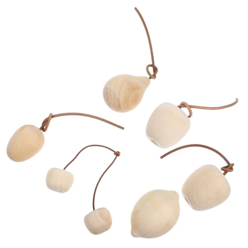 AKOOSY 6 Stück Teiliges Unbemaltes Holzfrüchte DIY mit Glatter Oberfläche Leichte Holzfrucht Bastelornamente zum Bemalen und Dekorieren von Wohnzimmer Kinderzimmer und Regal AKOOSY 6 Stück Teiliges Unbemaltes Holzfrüchte DIY mit Glatter Oberfläche Leichte Holzfrucht Bastelornamente zum Bemalen und Dekorieren von Wohnzimmer Kinderzimmer und Regal von AKOOSY