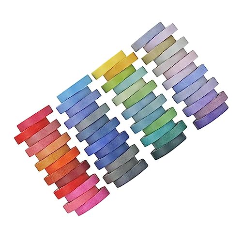 AKOOSY 60 Rollen Teiliges Washi Tape Set Farbiges Klebeband DIY Scrapbooking Zubehör Vielseitige Selbstklebende Masking Tapes für Bastelprojekte Dekorative Aufkleber Praktische und von AKOOSY