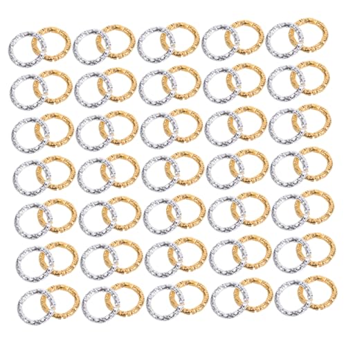 AKOOSY 600 Stück Drehbare Metallverbinder für Schmuckherstellung Facettierte Öffnung Ringe in Gold und Silber DIY Bastelbedarf für Ohrringe Armbänder Halsketten Kreative Schmuckteile AKOOSY 600 Stück Drehbare Metallverbinder für Schmuckherstellung Facettierte Öffnung Ringe in Gold und Silber DIY Bastelbedarf für Ohrringe Armbänder Halsketten Kreative Schmuckteile von AKOOSY