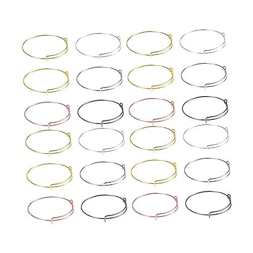 AKOOSY 60Stücke Erweiterbare Draht Armbänder Einstellbare Metall Blank Armbänder für DIY Schmuckherstellung Farben für Projekte und Individuelles Design AKOOSY 60Stücke Erweiterbare Draht Armbänder Einstellbare Metall Blank Armbänder für DIY Schmuckherstellung Farben für Projekte und Individuelles Design von AKOOSY