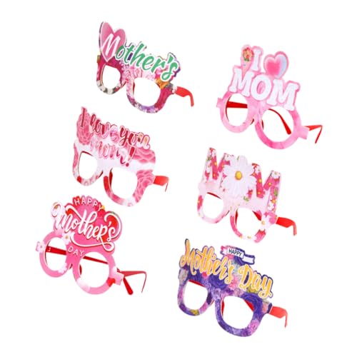 AKOOSY 6stücke Lustige Muttertagsbrillen Dekorative Partybrille Für Feiertagsfeiern Leichte Und Einzigartige Accessoires Für Fotos Und Partys AKOOSY 6stücke Lustige Muttertagsbrillen Dekorative Partybrille Für Feiertagsfeiern Leichte Und Einzigartige Accessoires Für Fotos Und Partys von AKOOSY