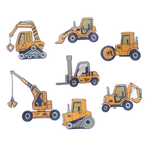 AKOOSY 7 Stück Teiliges Aufnäher für Kleidung Bestickte Engineering Car Patches zum Aufbügeln und Aufnähen DIY Reparatur Dekorationsflicken für Jeans Shirts Rucksäcke Vielseitig AKOOSY 7 Stück Teiliges Aufnäher für Kleidung Bestickte Engineering Car Patches zum Aufbügeln und Aufnähen DIY Reparatur Dekorationsflicken für Jeans Shirts Rucksäcke Vielseitig von AKOOSY