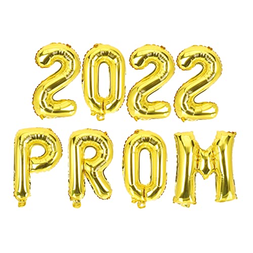 AKOOSY 8 Stück Teiliges Ballon Set Prom aus Hochwertiger Aluminiumfolie Langlebige Abschlussfeier Dekoration Goldene Buchstaben und Zahlen für Party Hintergrund und Foto Requisiten AKOOSY 8 Stück Teiliges Ballon Set Prom aus Hochwertiger Aluminiumfolie Langlebige Abschlussfeier Dekoration Goldene Buchstaben und Zahlen für Party Hintergrund und Foto Requisiten von AKOOSY