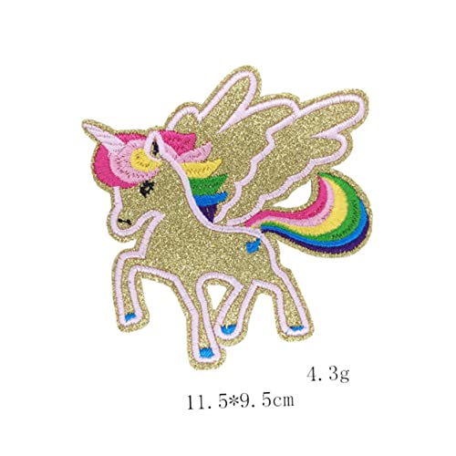AKOOSY 8 Stück Teiliges Bestickte Einhorn Patches mit Glitzereffekt Langlebige Applikationen zum Aufnähen für Kleidung Taschen Hüte DIY Dekoration für T Shirts Jeans Rucksäcke Vielseitig AKOOSY 8 Stück Teiliges Bestickte Einhorn Patches mit Glitzereffekt Langlebige Applikationen zum Aufnähen für Kleidung Taschen Hüte DIY Dekoration für T Shirts Jeans Rucksäcke Vielseitig von AKOOSY