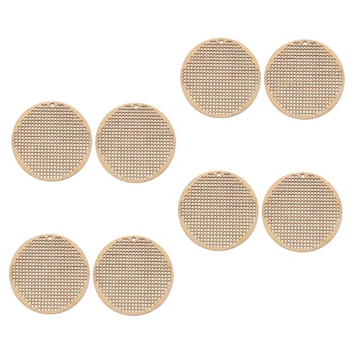 AKOOSY 8 Stück Teiliges Runde Holzanhänger Natürliche Struktur Blanko Kreuzstichrahmen DIY Stickrahmen für Lesezeichen Schmuck Anhänger Vielseitige Bastelholzscheiben AKOOSY 8 Stück Teiliges Runde Holzanhänger Natürliche Struktur Blanko Kreuzstichrahmen DIY Stickrahmen für Lesezeichen Schmuck Anhänger Vielseitige Bastelholzscheiben von AKOOSY