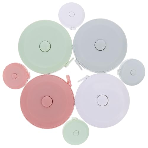 AKOOSY 8 Stück Teiliges Soft Maßband Flexibles Einziehbares Schneidermaßband mit Klaren in Markierungen Tragbares Multifunktionales Maßband für Körpermessung und Kleidung für und AKOOSY 8 Stück Teiliges Soft Maßband Flexibles Einziehbares Schneidermaßband mit Klaren in Markierungen Tragbares Multifunktionales Maßband für Körpermessung und Kleidung für und von AKOOSY