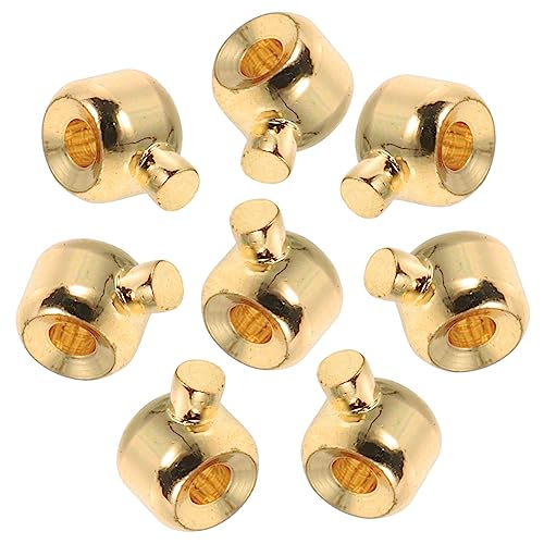 AKOOSY 8 Stück armband zubehör Armbänder für Halskette armbandverschluss schmuckherstellung Schnalle zur Positionierung der Angelschnur armband DIY schnallen 14 Karat Gold Golden AKOOSY 8 Stück armband zubehör Armbänder für Halskette armbandverschluss schmuckherstellung Schnalle zur Positionierung der Angelschnur armband DIY schnallen 14 Karat Gold Golden von AKOOSY