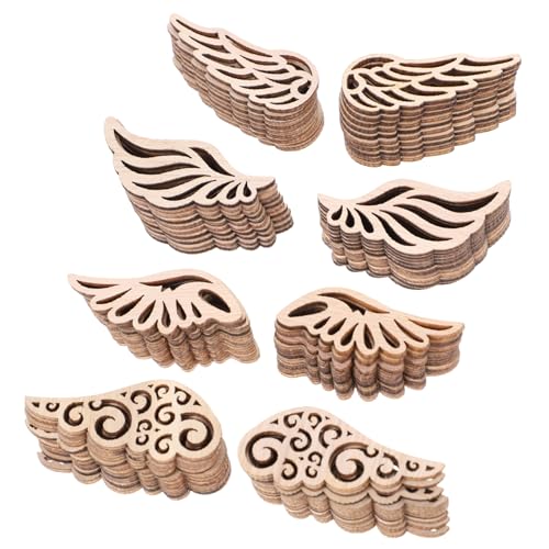 AKOOSY 80 Stück Teiliges DIY Holzwingset für Stabile Holzflügel zum Bemalen und Bekritzeln Originelles Bastelspielzeug Farbverständnis Sichere Holzflügel für Fantasievolle Kunstprojekte AKOOSY 80 Stück Teiliges DIY Holzwingset für Stabile Holzflügel zum Bemalen und Bekritzeln Originelles Bastelspielzeug Farbverständnis Sichere Holzflügel für Fantasievolle Kunstprojekte von AKOOSY