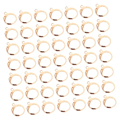 AKOOSY 80 Stück Teiliges Ohrringhaken Roségoldene Lever Back Ohrhaken Komfortable Ohrdraht Verschlüsse für DIY Schmuckherstellung Einfach zu Öffnen Schließen für Individuelle Ohrringe von AKOOSY