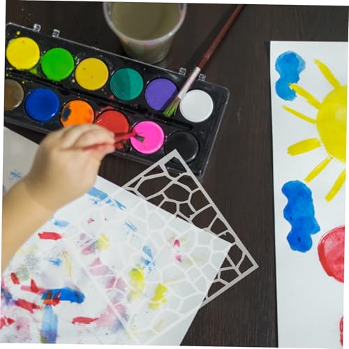 AKOOSY 9 Stück Teiliges Geometrisches Malschablonen Langlebigem Pet Wiederverwendbar Fein Detaillierte Zeichenschablonen für Wand Scrapbook Geeignet für Marker Buntstifte Kreide AKOOSY 9 Stück Teiliges Geometrisches Malschablonen Langlebigem Pet Wiederverwendbar Fein Detaillierte Zeichenschablonen für Wand Scrapbook Geeignet für Marker Buntstifte Kreide von AKOOSY